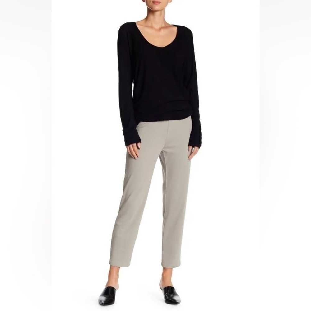 James Perse Cotton Jersey Pull-On Pants Shadow Grey Size Medium / 2